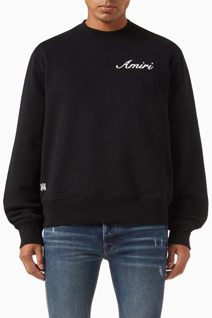 

Logo Sweatshirt in Cotton, Black