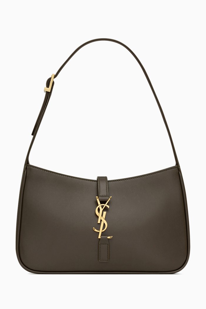 

Le 5 à 7 Bag in Calfskin Leather, Green