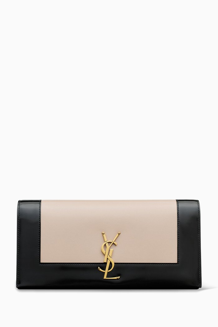

Kate Clutch in Smooth & Shiny Leather, Black