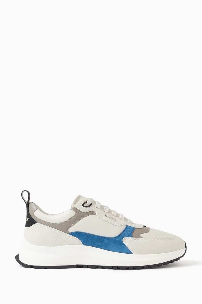 

Dave Running Sneakers in Leather, Neutral