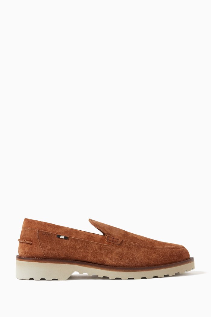 

Novald Loafers in Suede, Brown