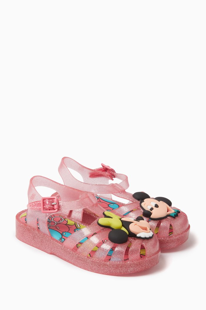 

Possession + Disney Sandals in Melflex® PVC, Pink