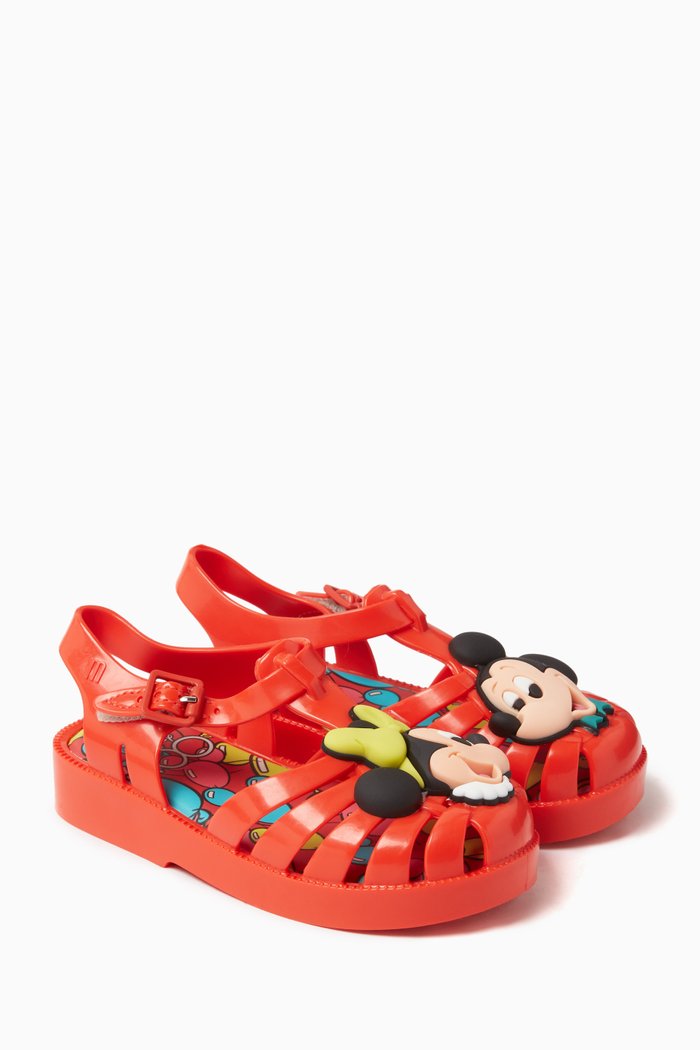 

Possession + Disney Sandals in Melflex® PVC, Red