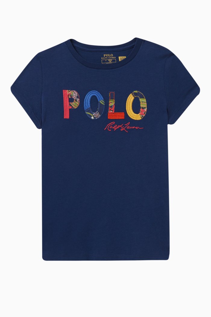 

Logo T-shirt in Cotton, Blue