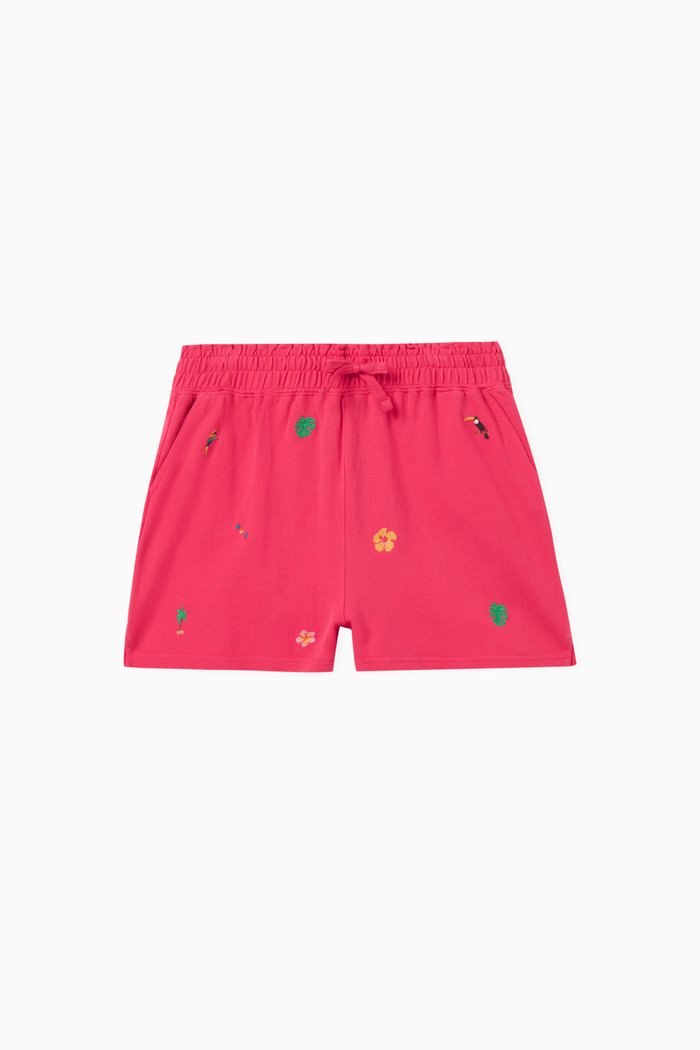

Patches Shorts in Jersey, Green