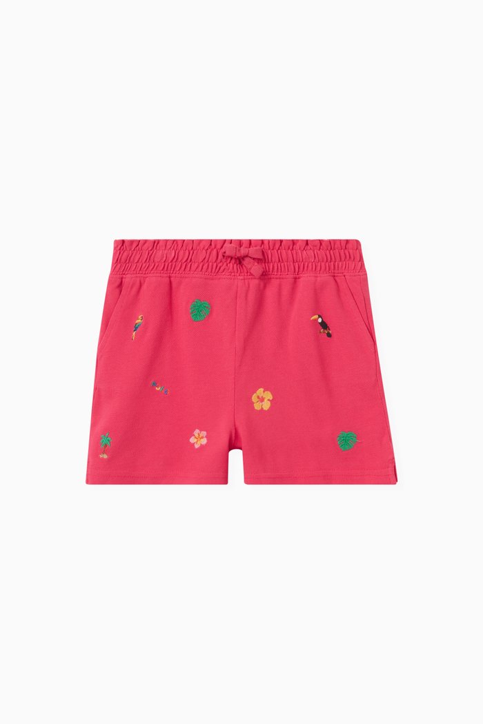 

Patches Shorts in Jersey, Pink