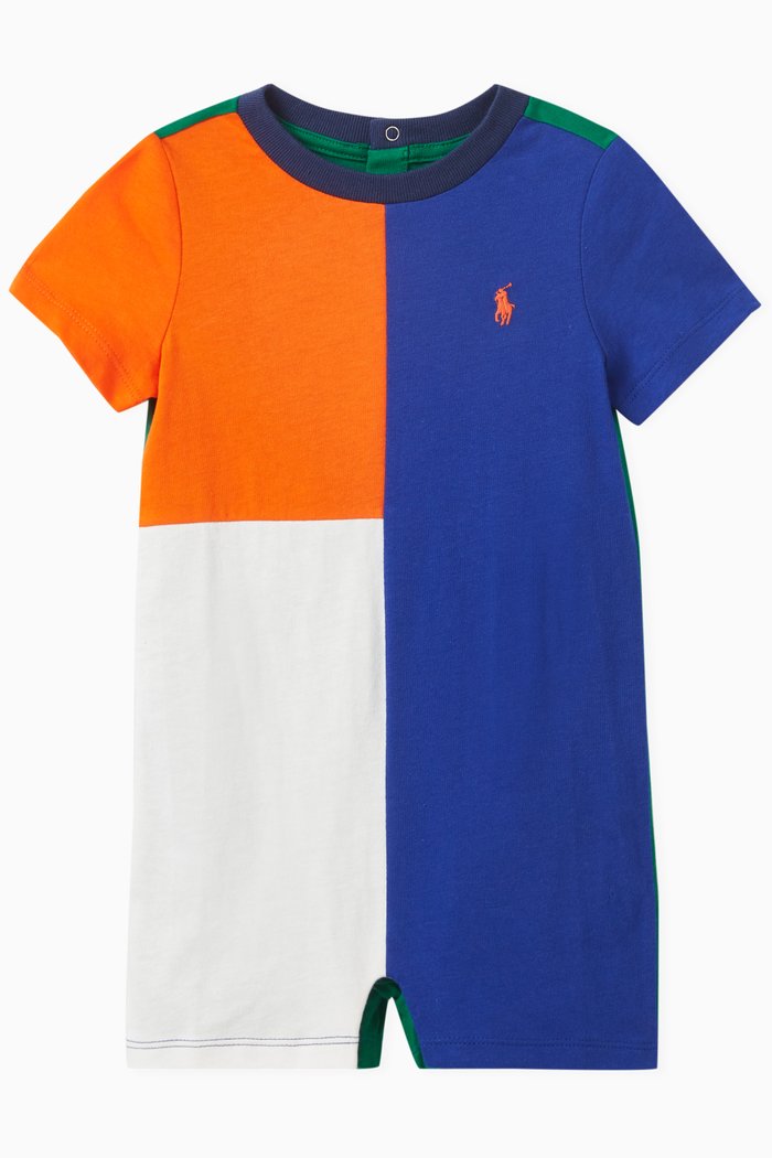 

Logo Romper in Cotton, Multicolour