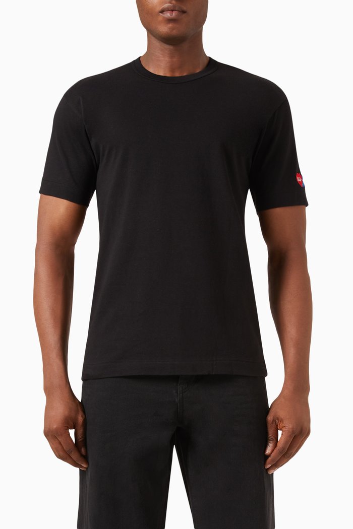 

x Invader T-Shirt in Cotton, Black