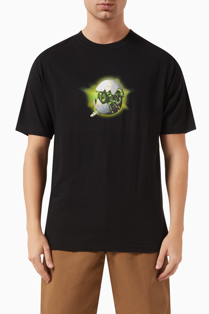 

Classic Dino Egg T-shirt in Cotton-jersey, Black
