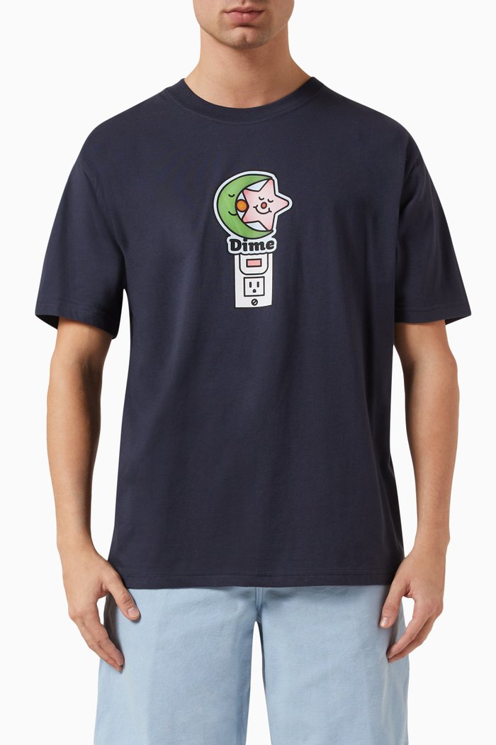 

Nightlight T-shirt in Cotton-jersey, Grey