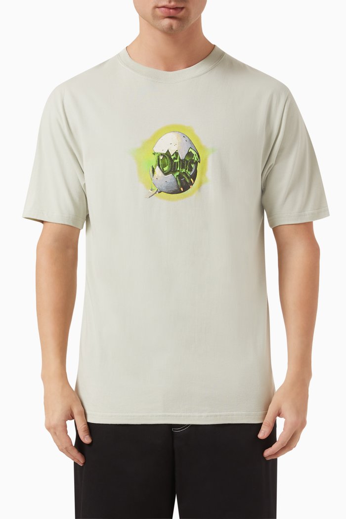 

Classic Dino Egg T-shirt in Cotton-jersey, Grey