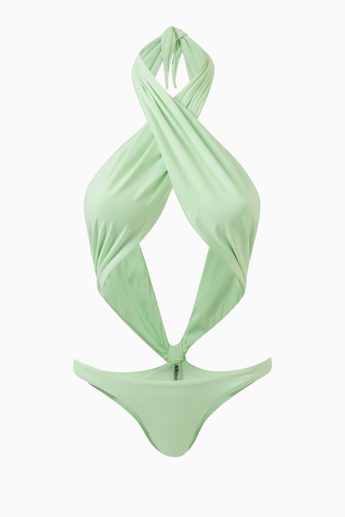 Showpony One-piece Swimsuit, Green
