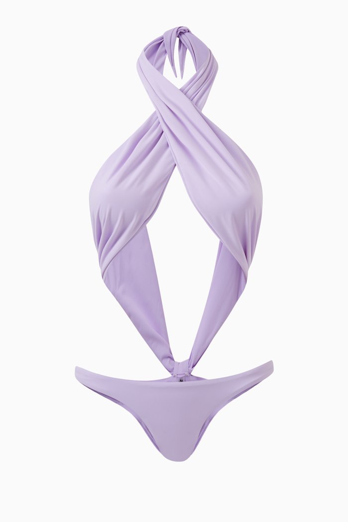

Showpony One-peice Swimsuit, Purple