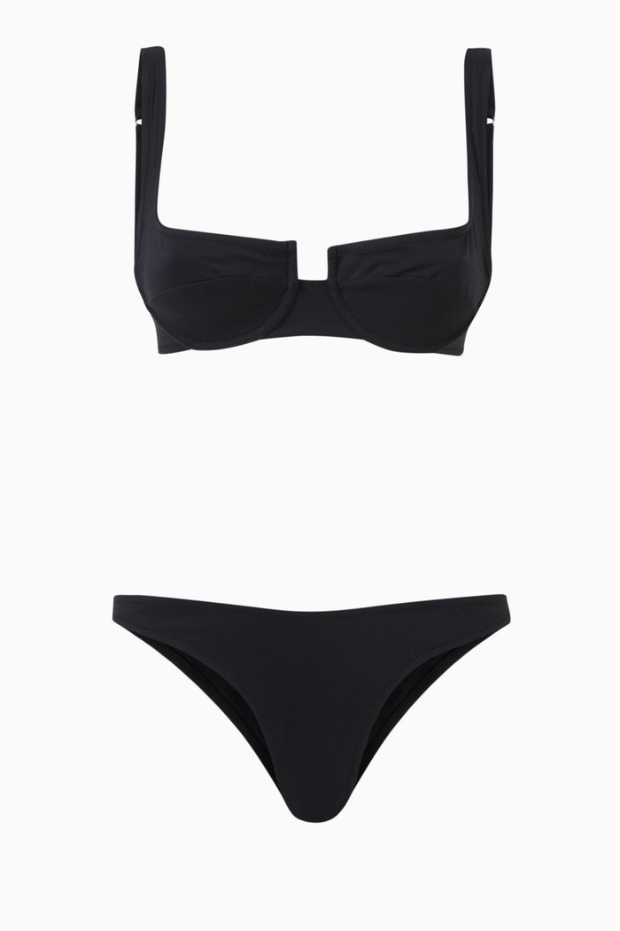 

Brigitte Bikini Set, Black