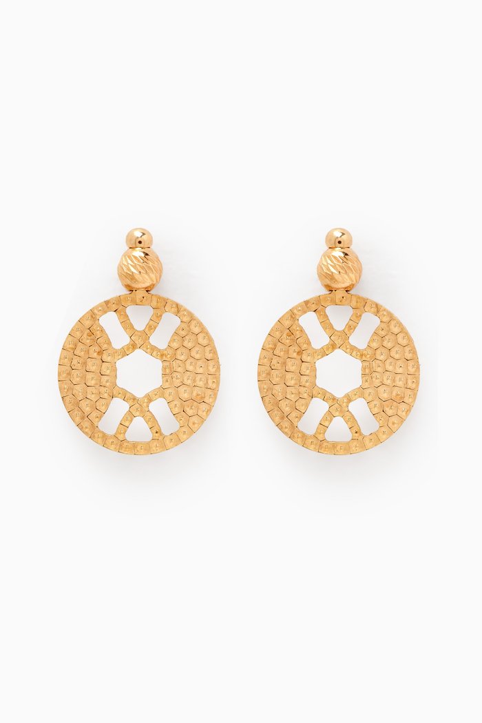 

LaNature Wonderland Drop Earrings in 18kt Gold, Yellow