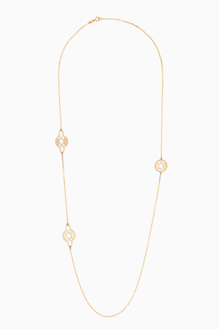 LaNature Wonderland Necklace in 18kt Yellow Gold
