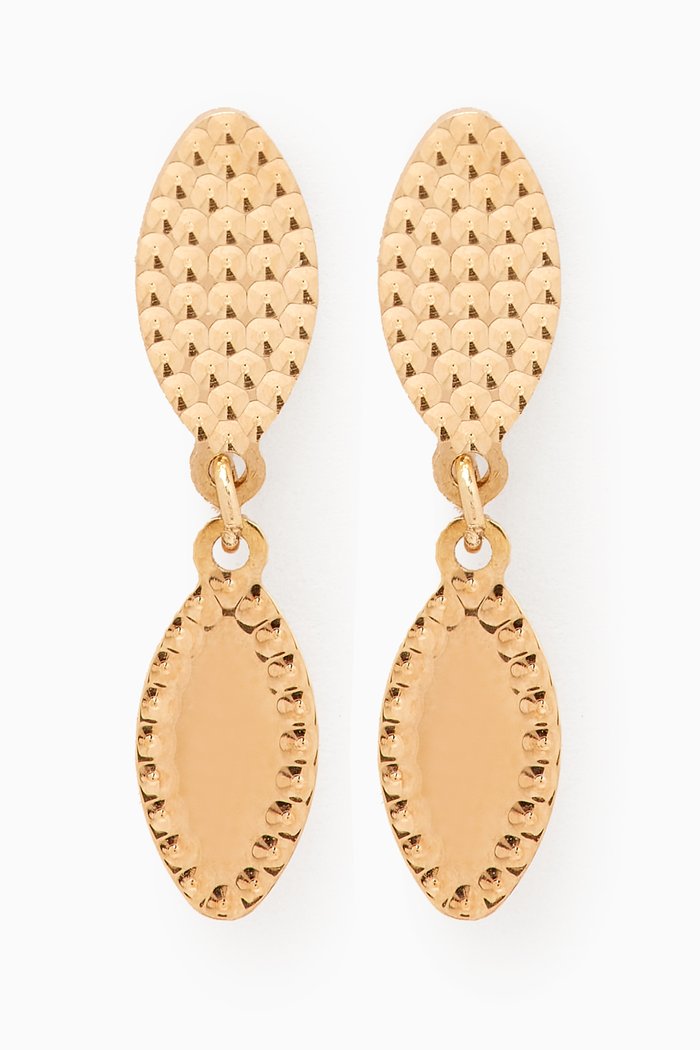 

LaNature Wonderland Drop Earrings in 18kt Yellow Gold