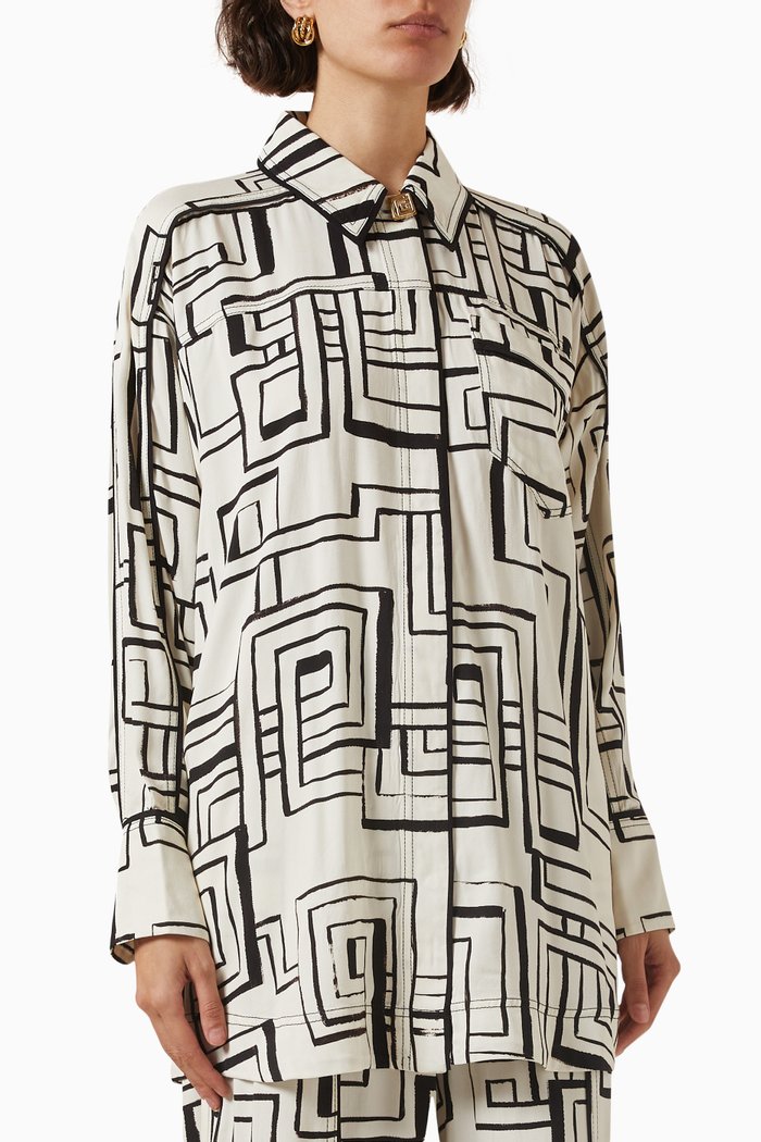 

Vortex Belted Shirt, Multicolour