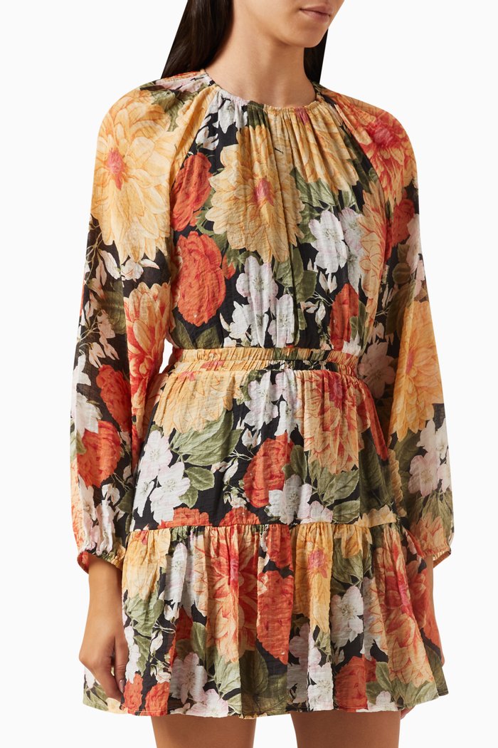 

Clementine Mini Dress in Viscose, Multicolour