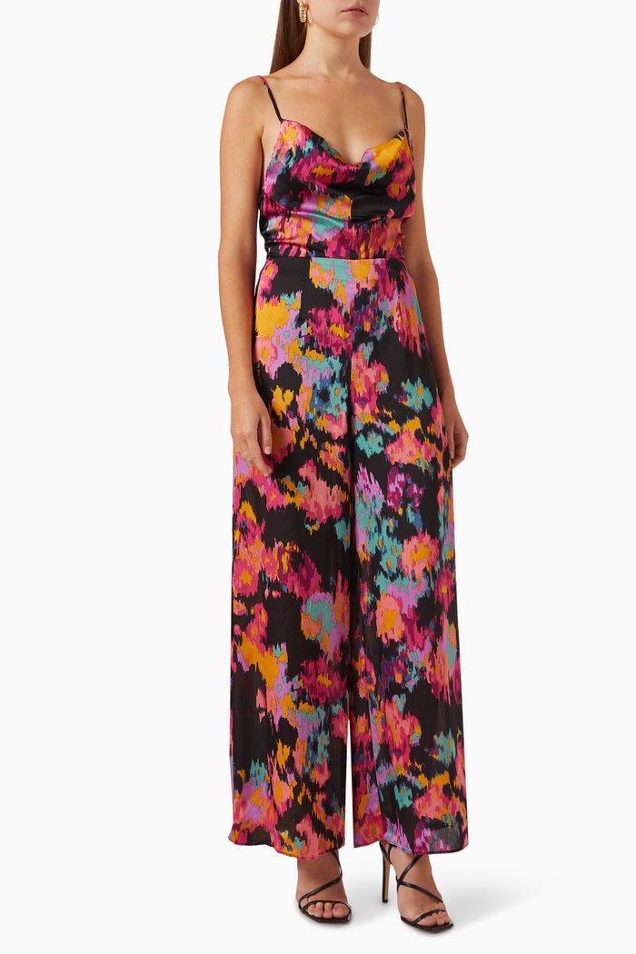 

Minelli Printed Jumpsuit, Black