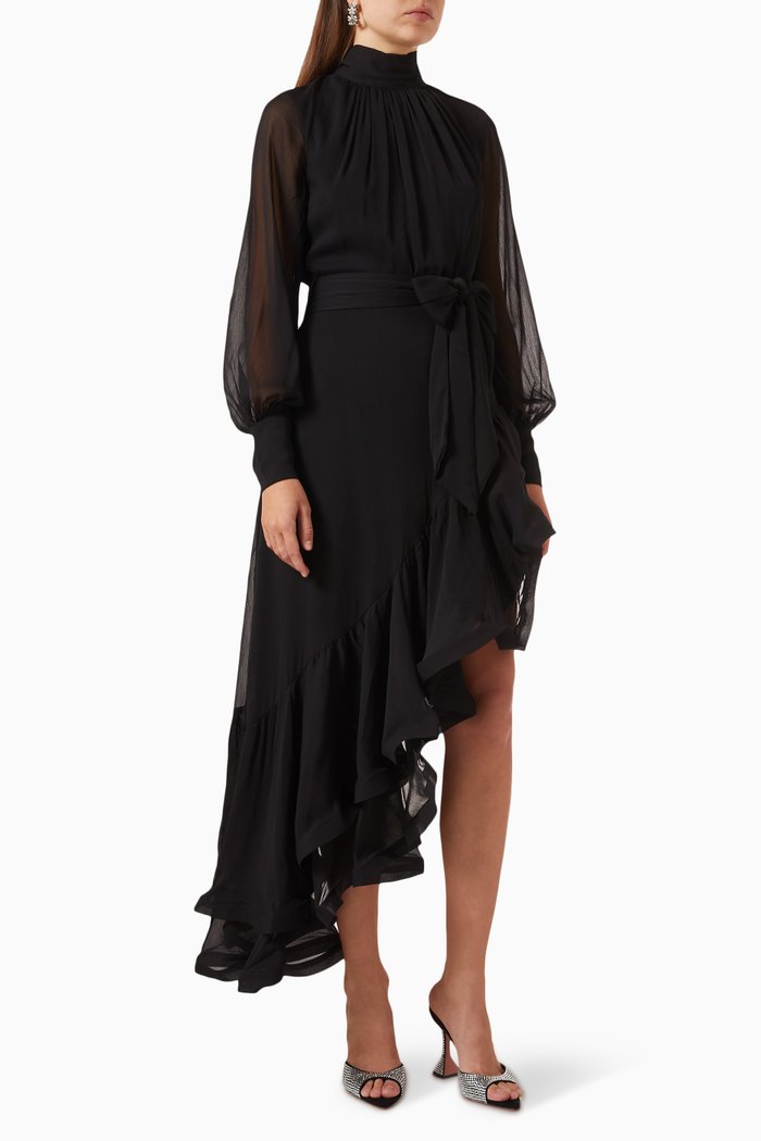 

Character Asymmetric Dress, Black