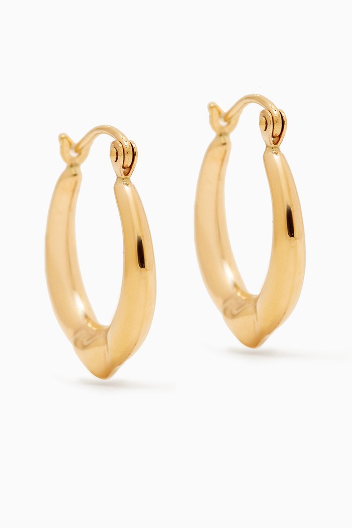 

Amore Hammock Hoops in 14kt Gold, Yellow