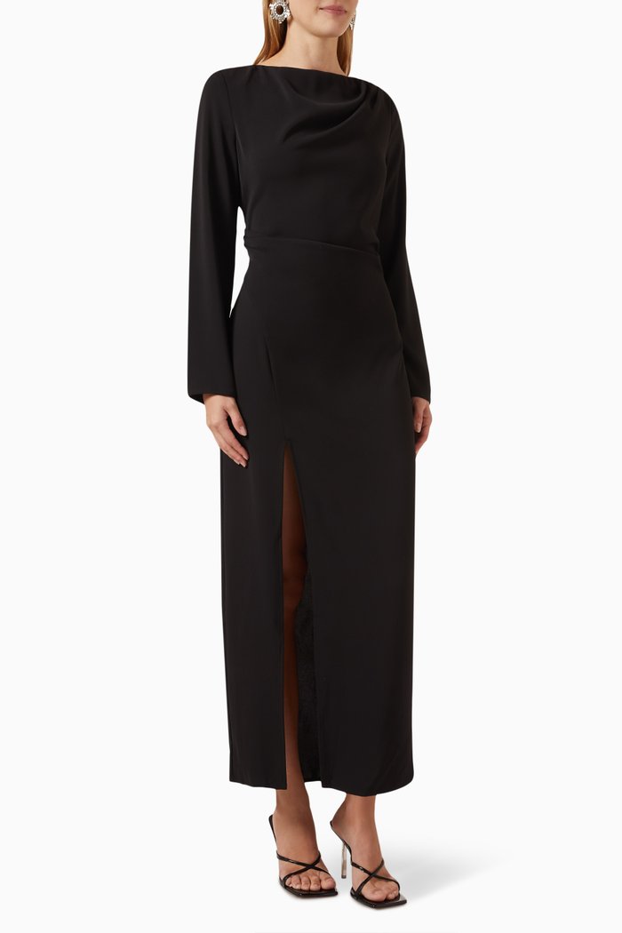 

Gone Rogue Maxi Dress, Black