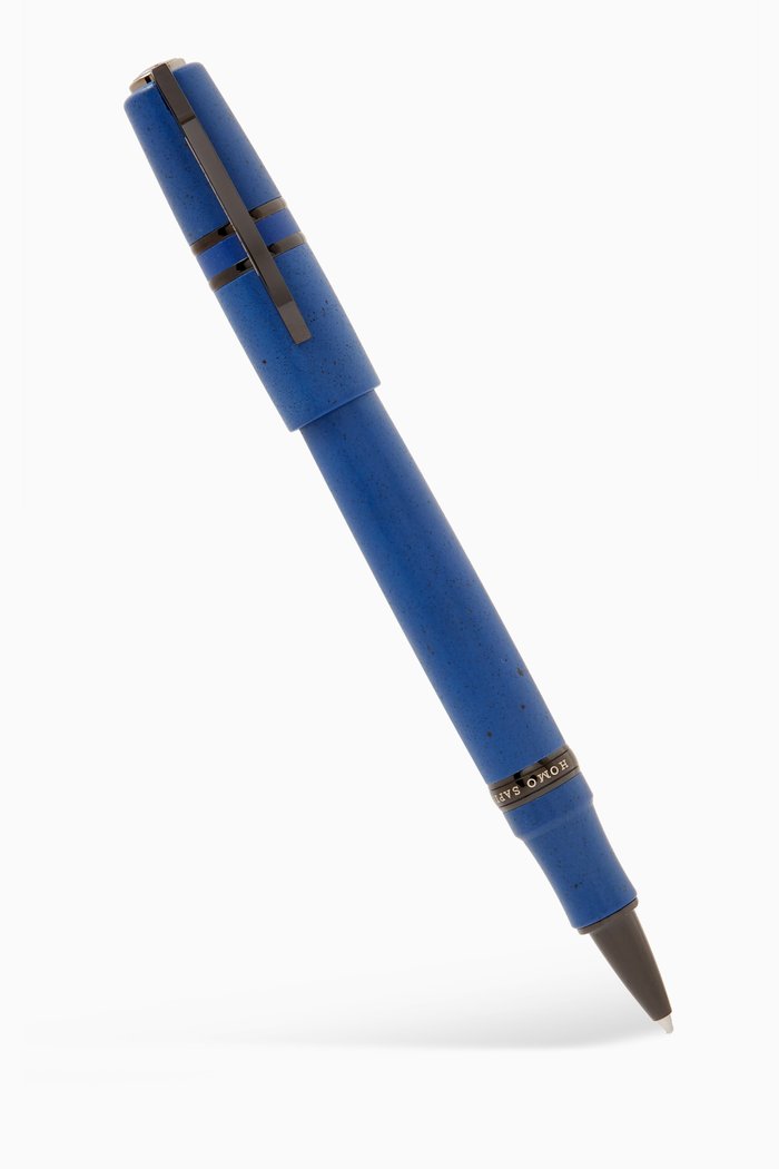 

Homo Sapiens Rollerball Pen in Basaltic Lava, Blue