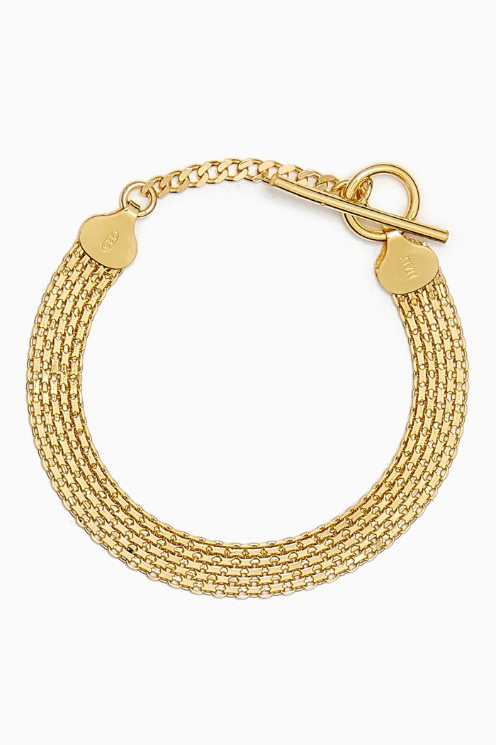 

Chainmail Bracelet in 14kt Gold Vermeil, Yellow