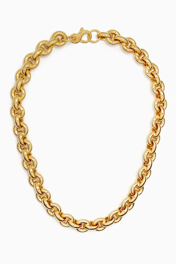 

Euclid Chain Necklace in 14kt Gold Vermeil, Yellow