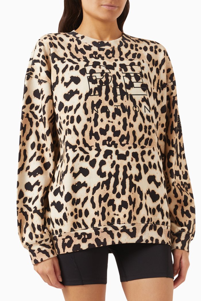 

Pursuit Sweatshirt in Cotton-fleece, Brown