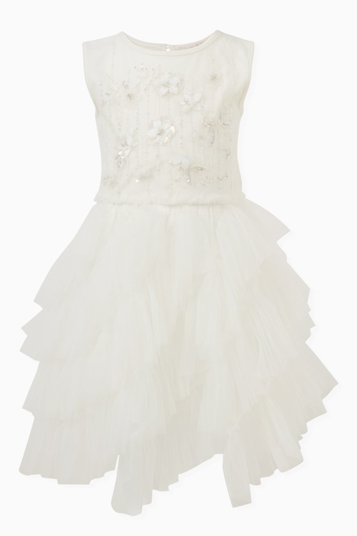 

Bébé Marvelous Tutu Dress in Tulle, White