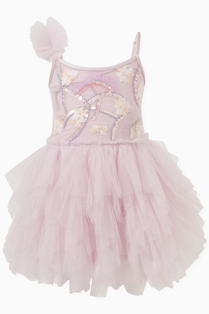 

Bébé New Wave Tutu Dress in Tulle, Purple