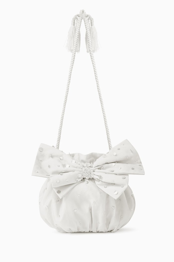 

Bowette Crossbody Bag, White