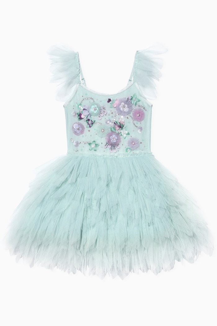 

Bebe Blitzen Tutu Dress in Tulle, Blue