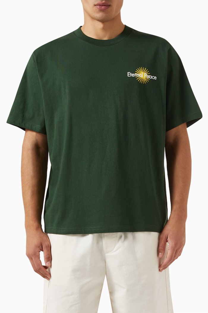 

Eternal Peace T-shirt in Cotton-jersey, Green