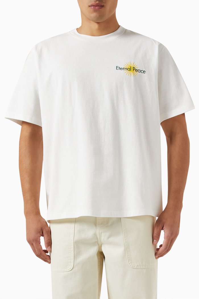 

Eternal Peace T-shirt in Cotton-jersey, White
