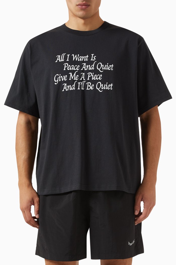 

Haiku T-shirt in Cotton-jersey, Black