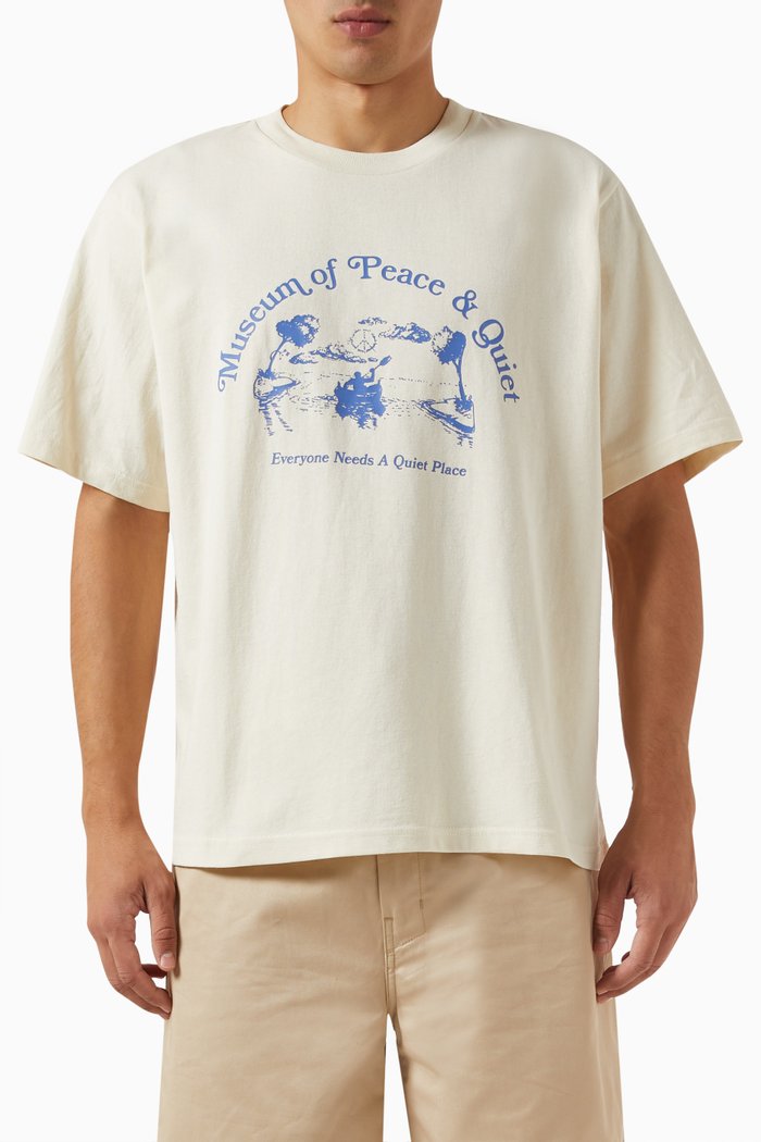 

Quiet Place T-shirt in Cotton-jersey, Neutral