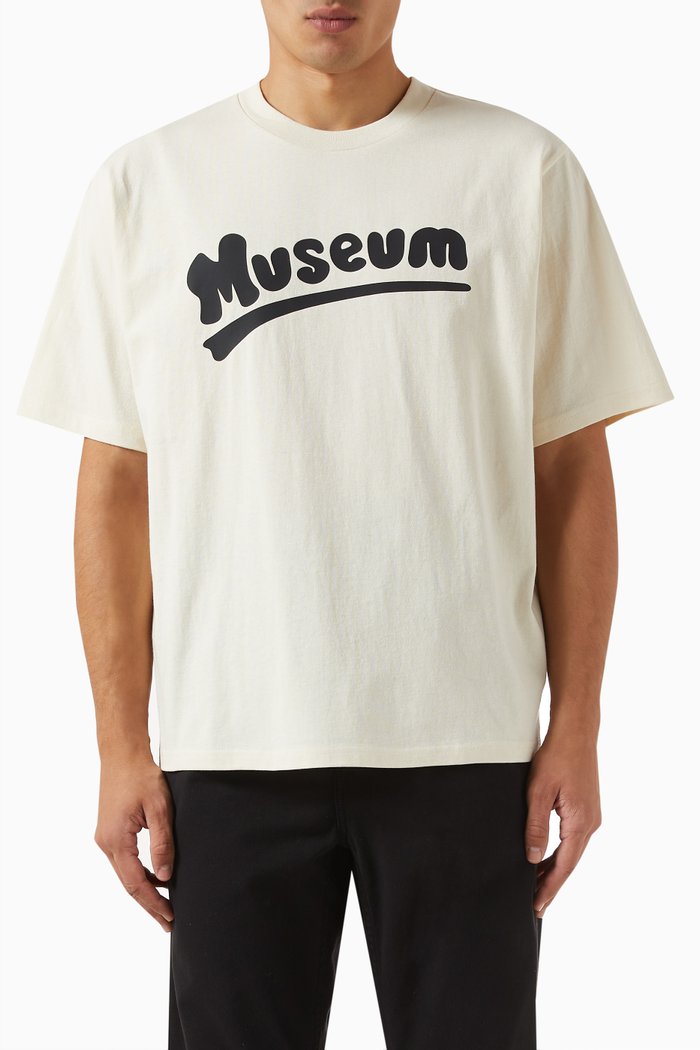 Bubble Logo T-shirt in Cotton-jersey, Neutral