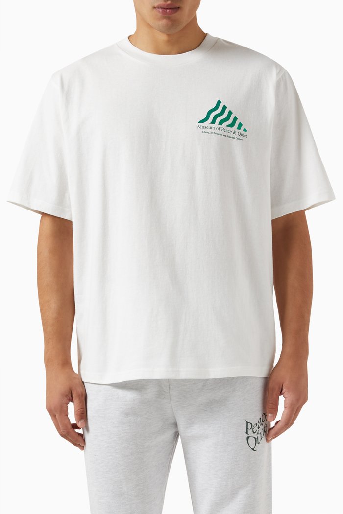 

Library T-shirt in Cotton-jersey, White