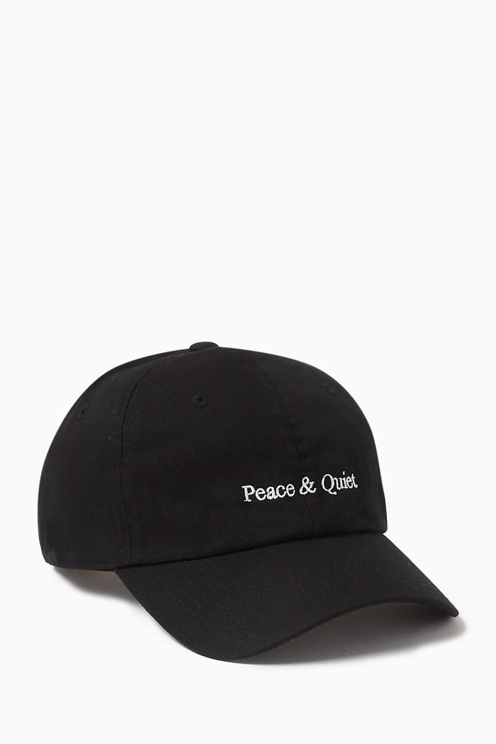 

Classic Wordmark Dad Hat in Cotton, Black