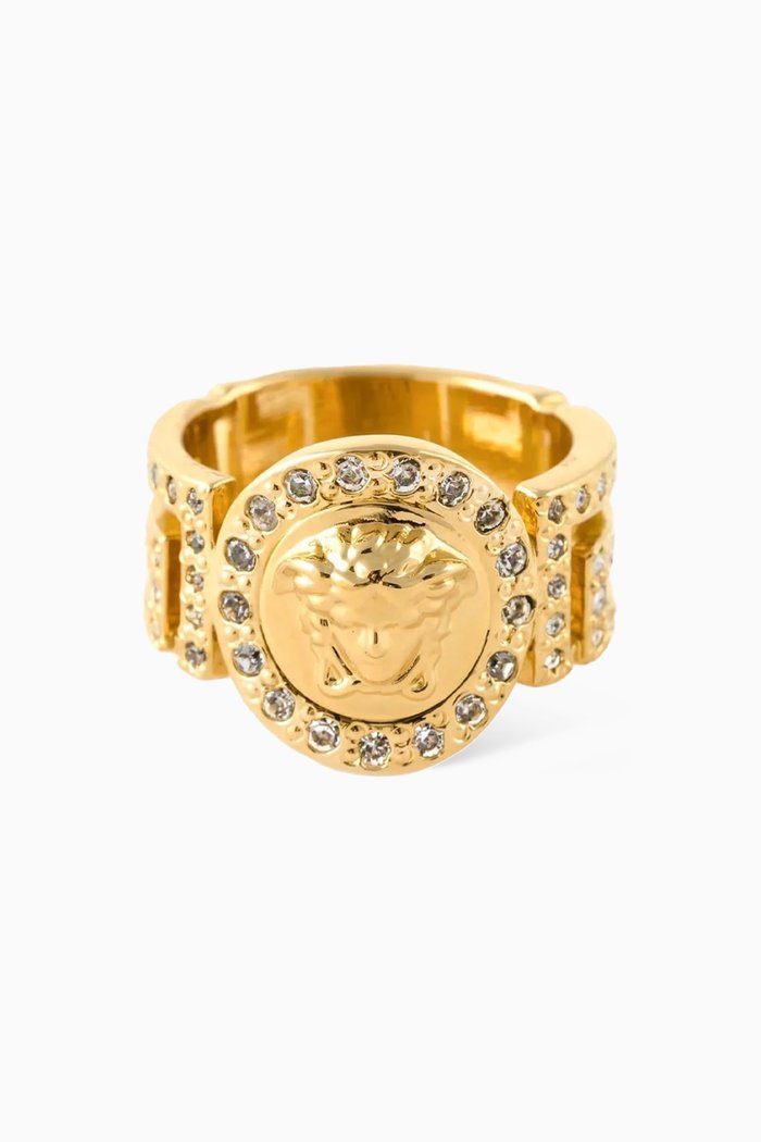 

Crystal La Medusa Ring, Gold
