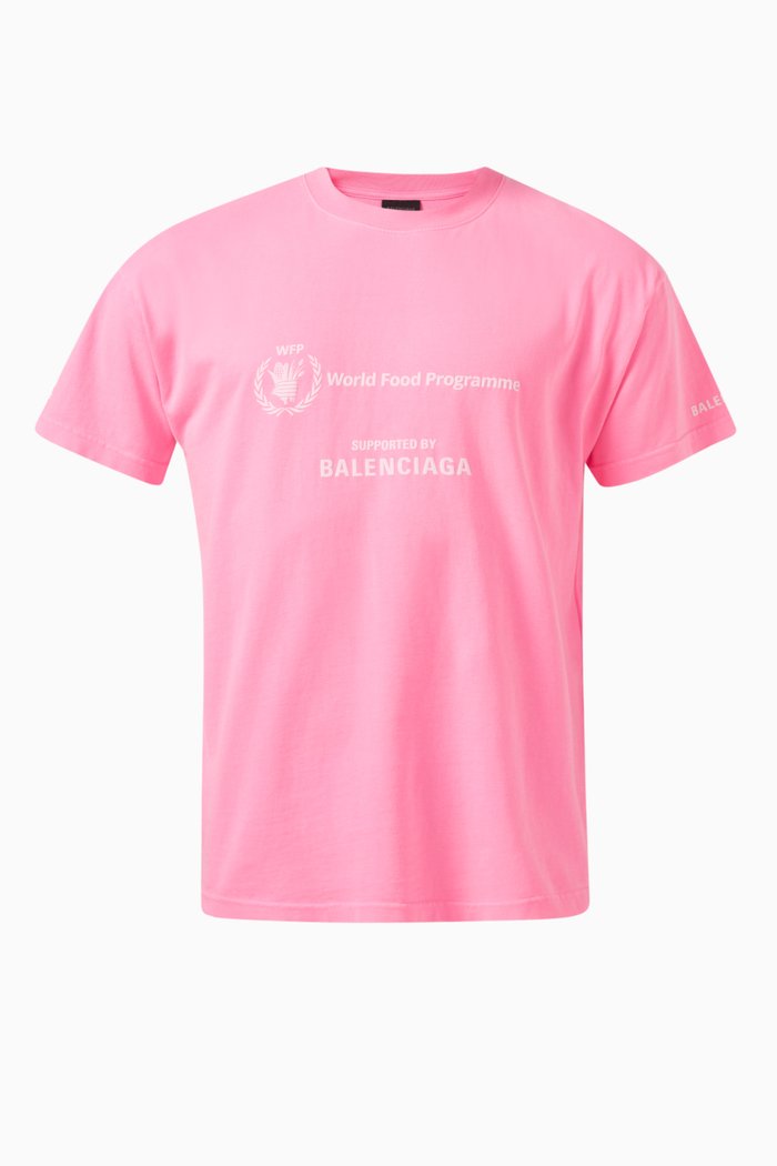 

WFP T-shirt in Jersey, Pink