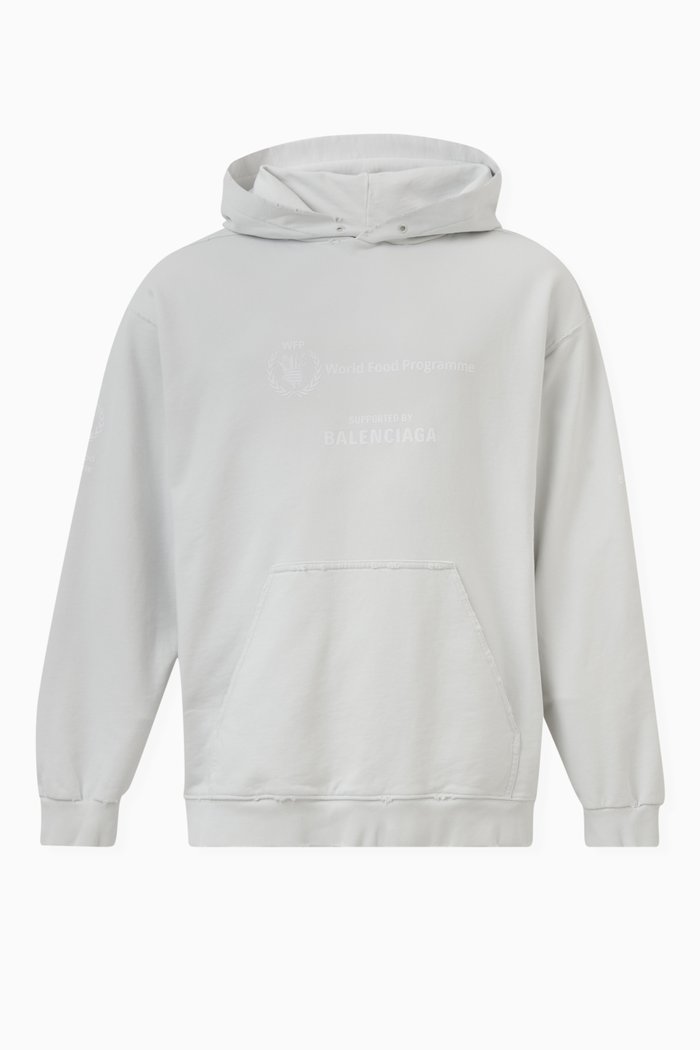 

WFP Medium Fit Hoodie in Curly Fleece, White