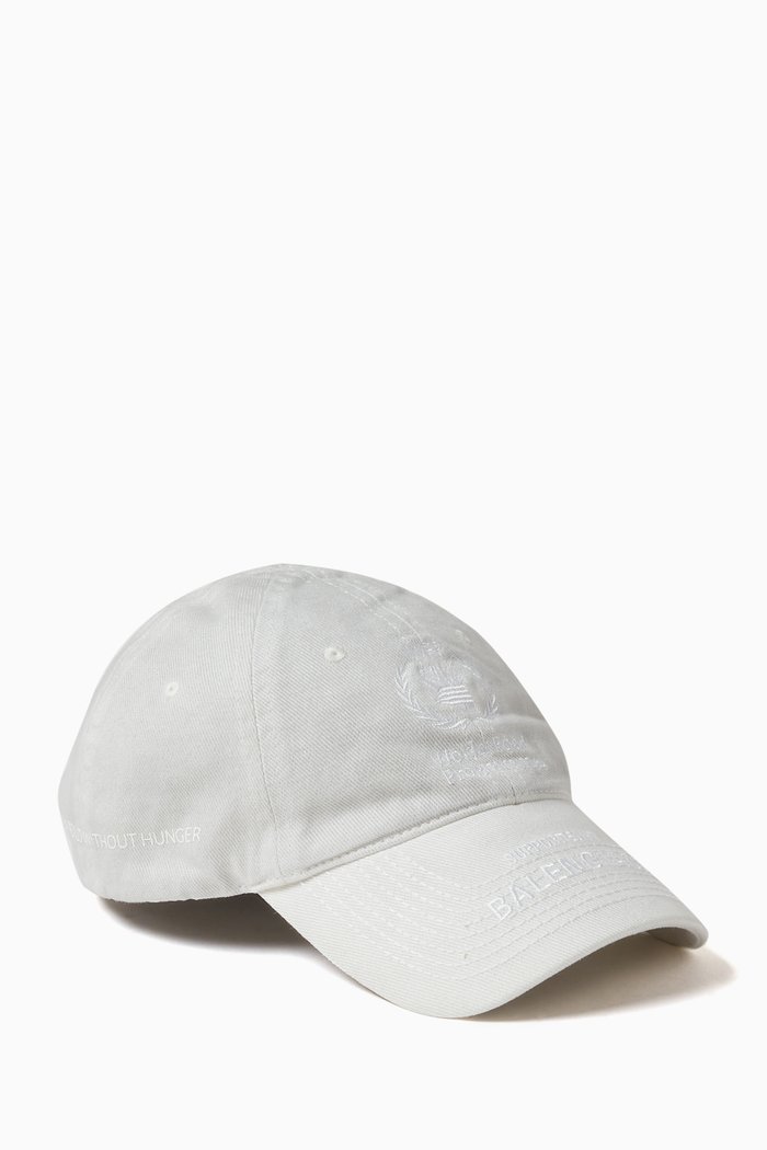 

WFP Baseball Cap in Cotton Drill, White