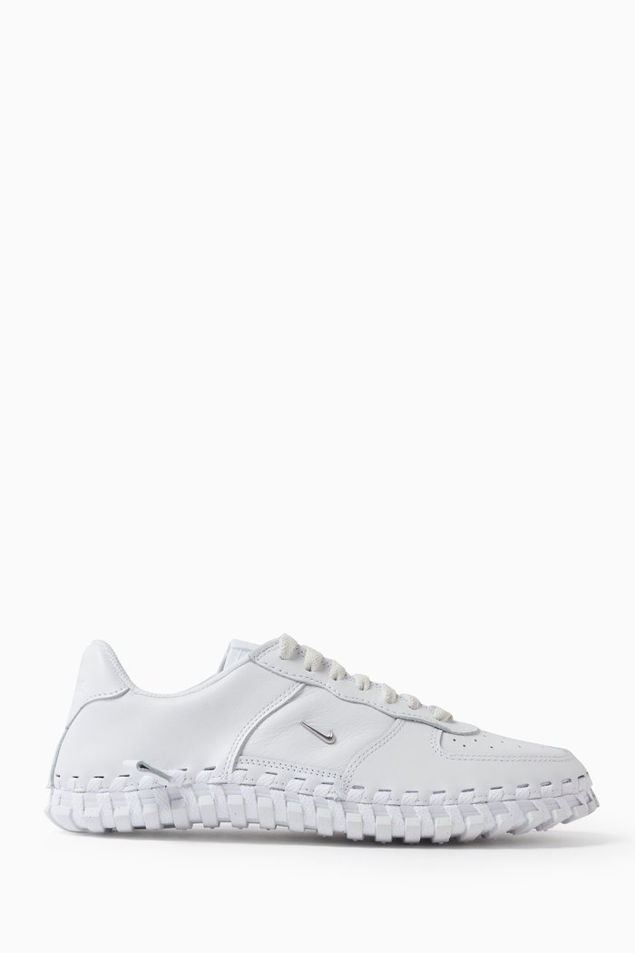 

x Jacquemus J Force 1 Low-top Sneakers in Leather, White