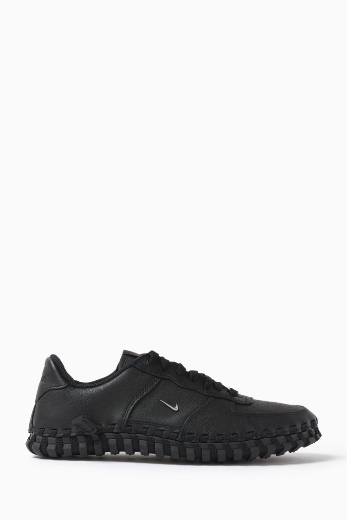 

x Jacquemus J Force 1 Low-top Sneakers in Leather, Black