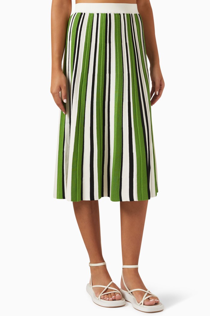 

Editta Skirt in Viscose-knit, Green