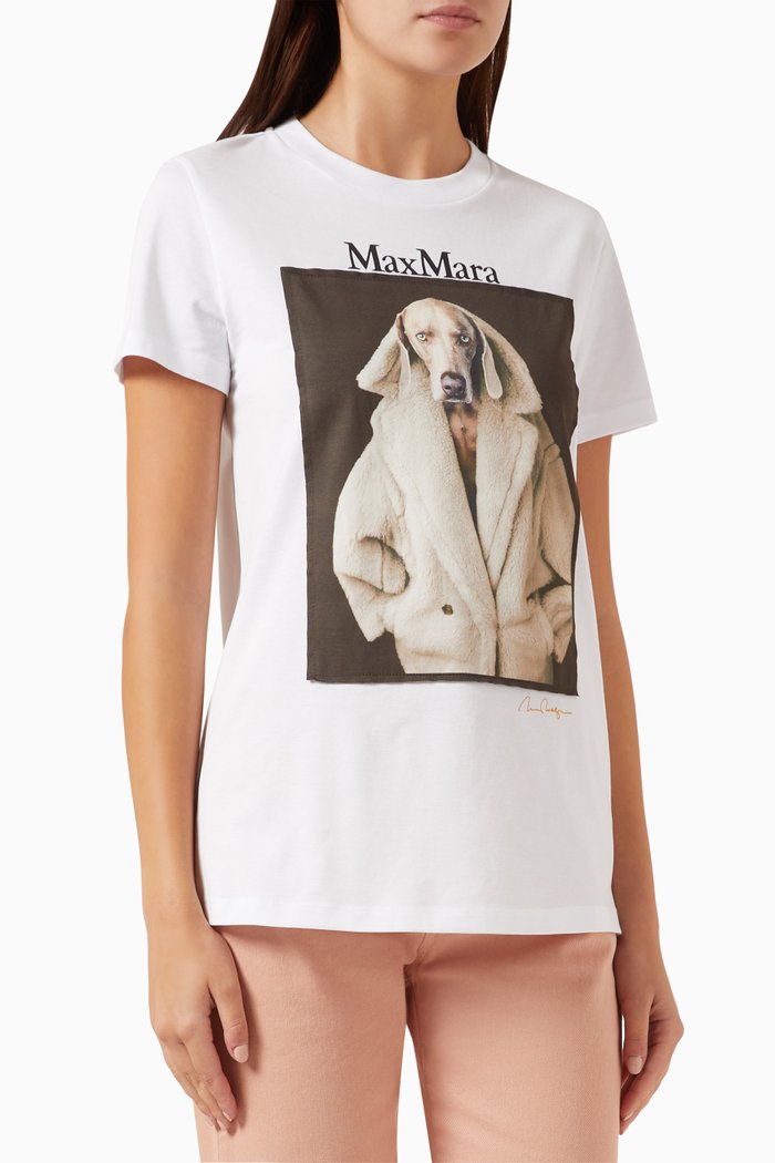 Valido Printed T-shirt in Cotton-jersey, White